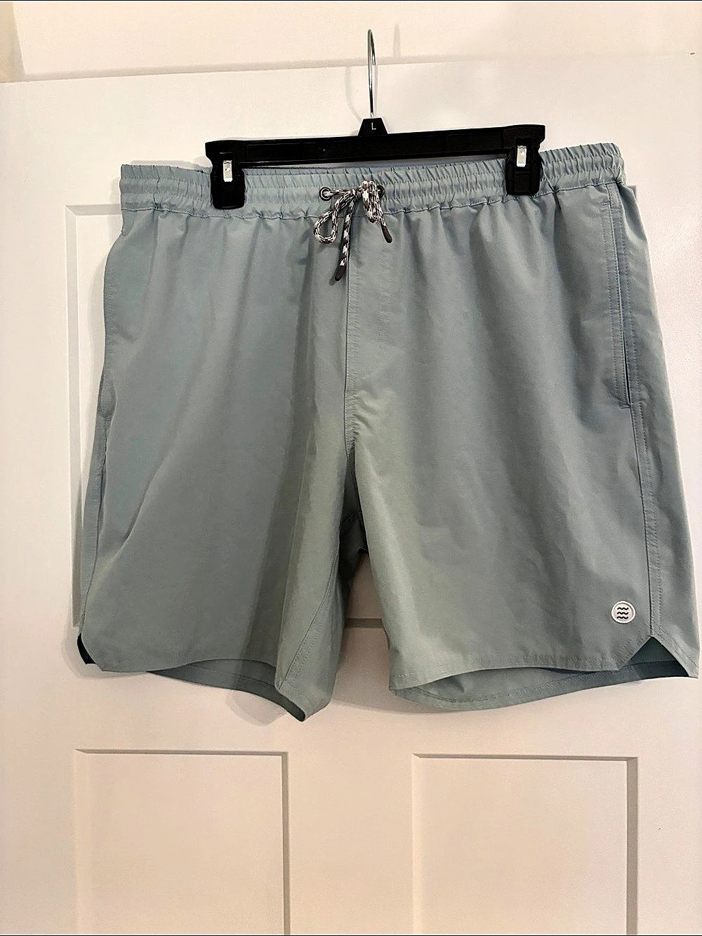 Free Fly Men's Andros Hybrid Shorts in Ocean Mist Size XL